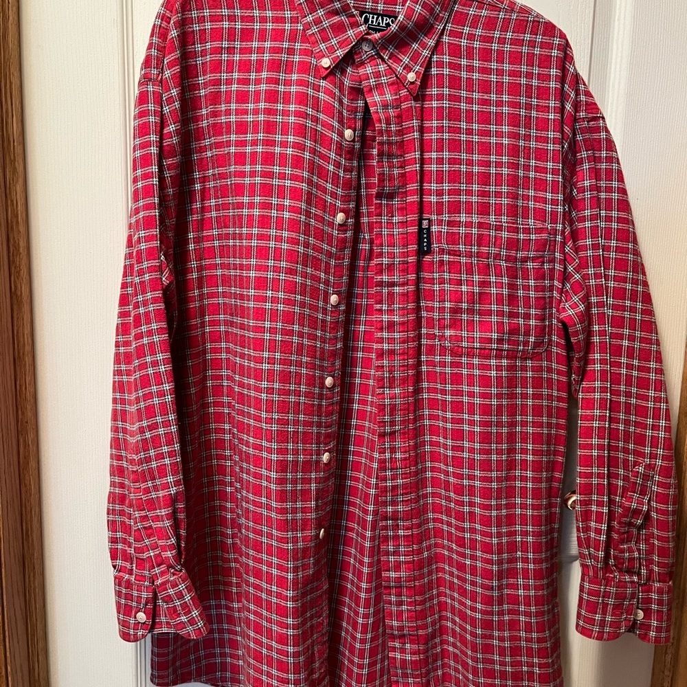 Men’s Chaps flannel like long sleeve shirt